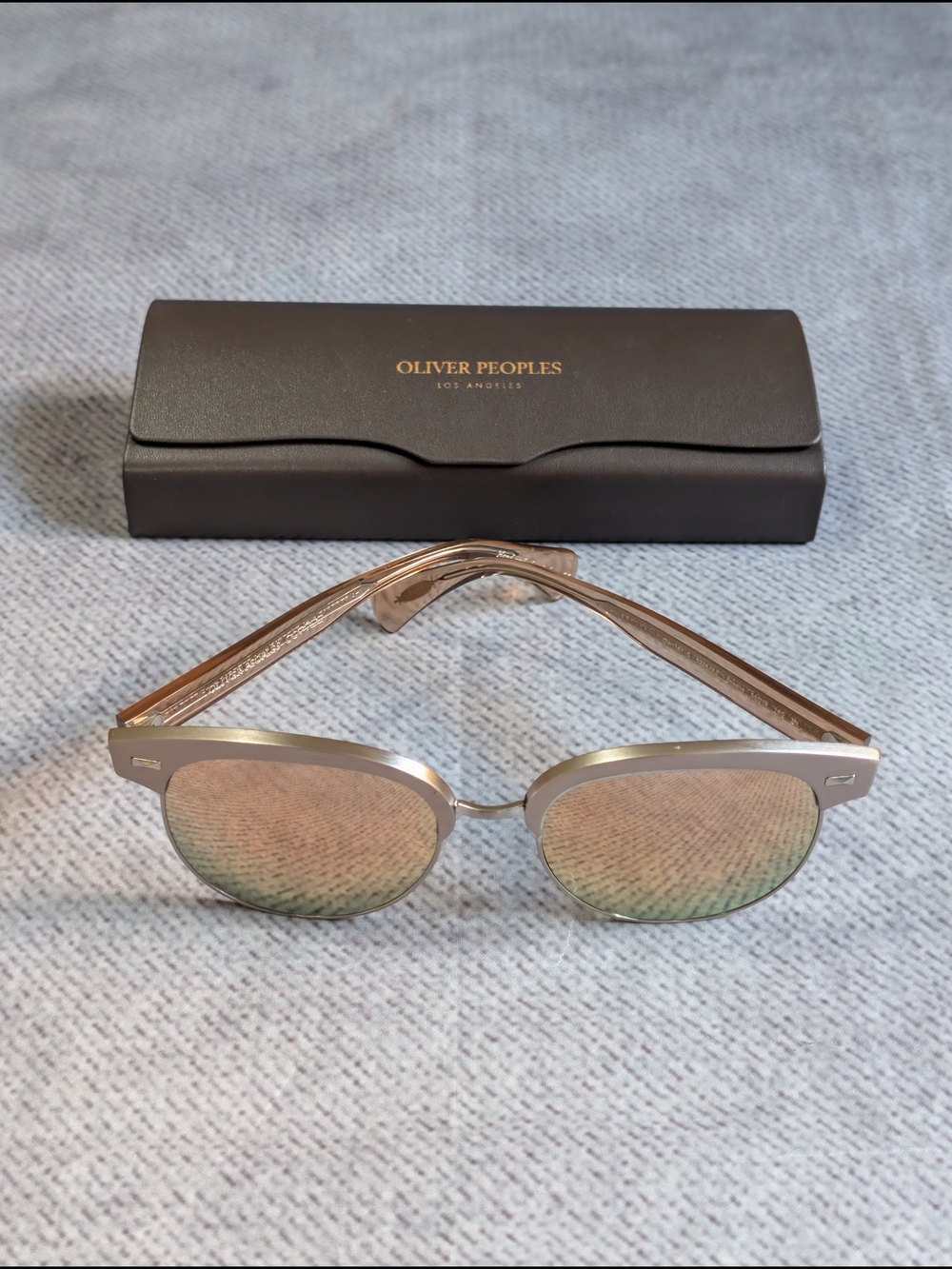 Oliver Peoples Sunglasses SHAELIE OV1167S gold / Pink Mirror
